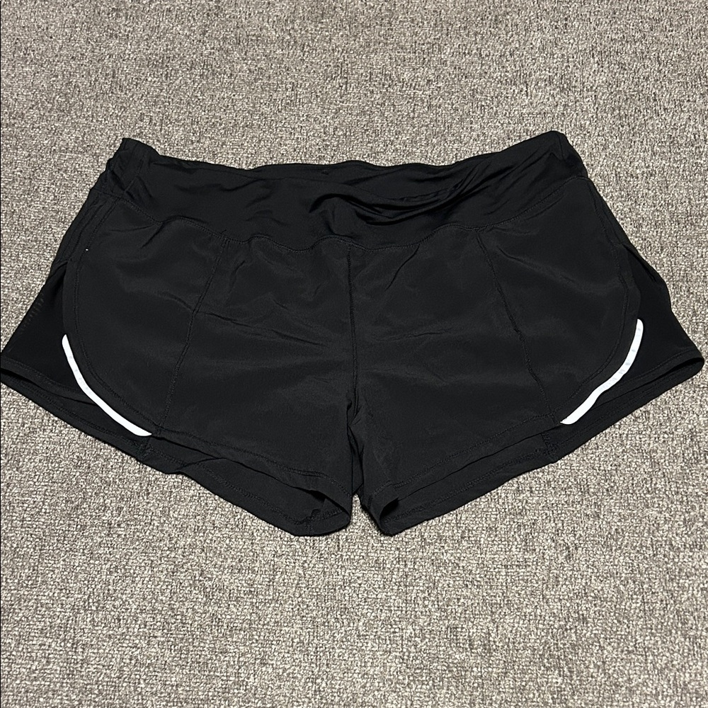 Sleek Black Women's Athletic Shorts